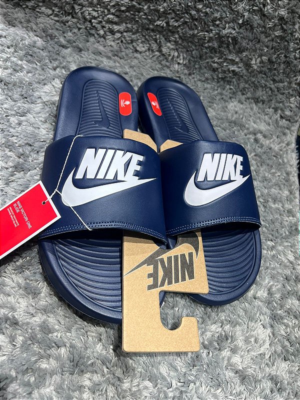 Chinelo Nike Slide Victori Azul Marinho