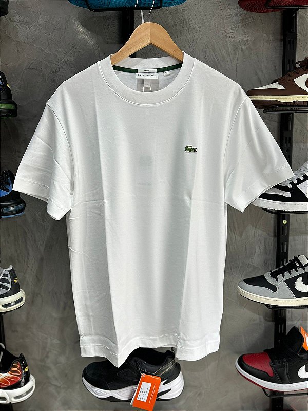 Camiseta Lacoste Relaxed Fit Branca
