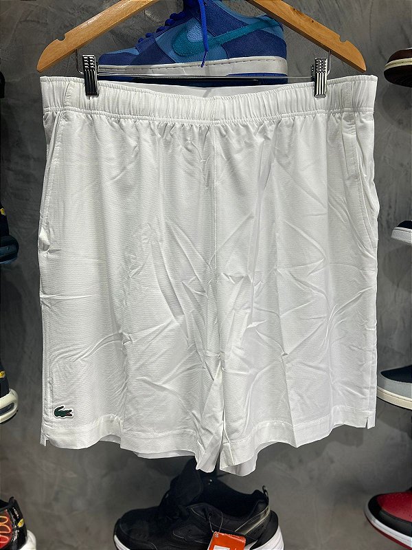 Short Lacoste Sport Novak Djokovic Branco