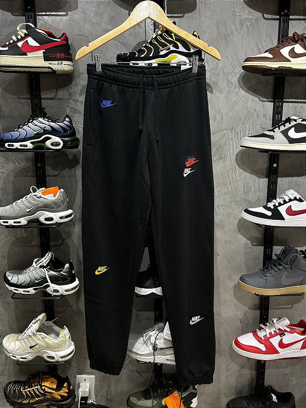 Calça Moletom Nike Multi Icons preta