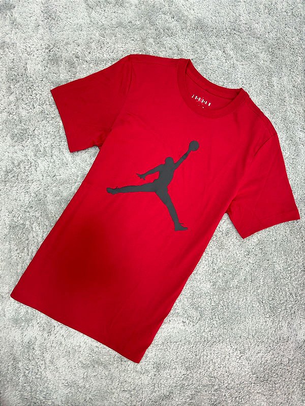 Camiseta Nike Jordan Jumpman Vermelha
