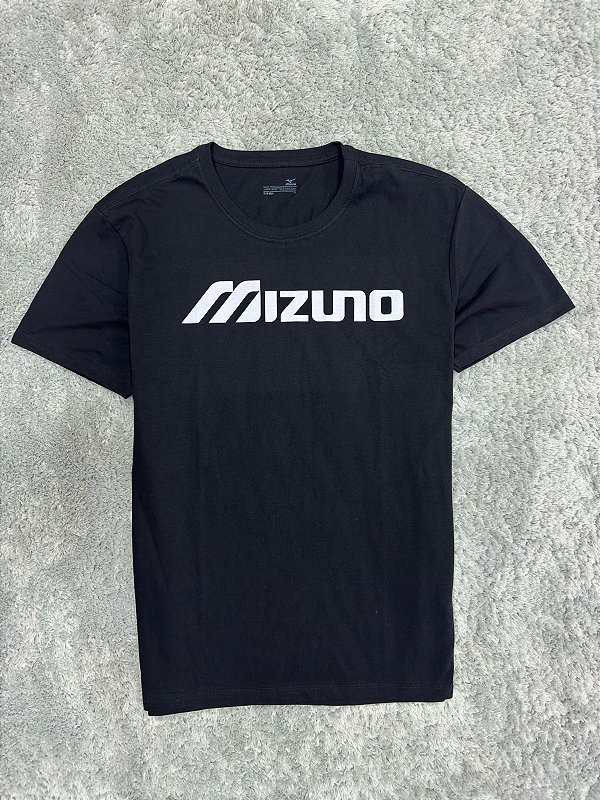 Camiseta Mizuno Logo Preta