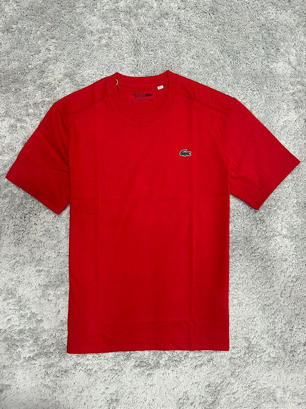 Camiseta Lacoste Sport Ultra Dry Vermelha