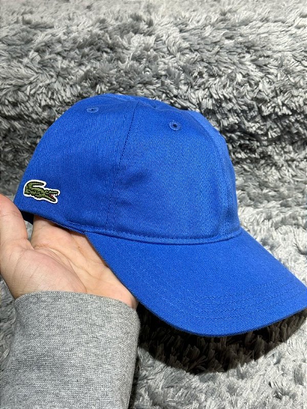 Boné Lacoste Gabardine Azul Royal