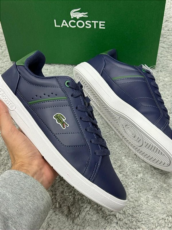 Tênis Lacoste Europa Pro Azul/Verde