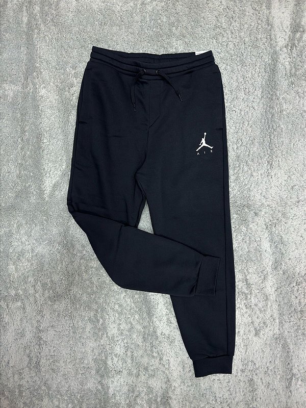 CALÇA AIR JORDAN MOLETOM FLEECE JOGGER PRETA