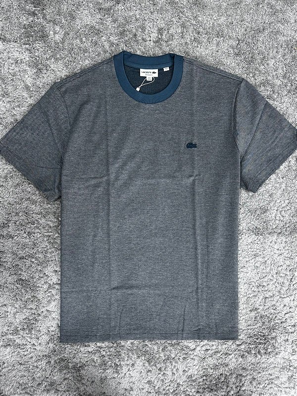 Camiseta Lacoste Contraste Paris Esmeralda