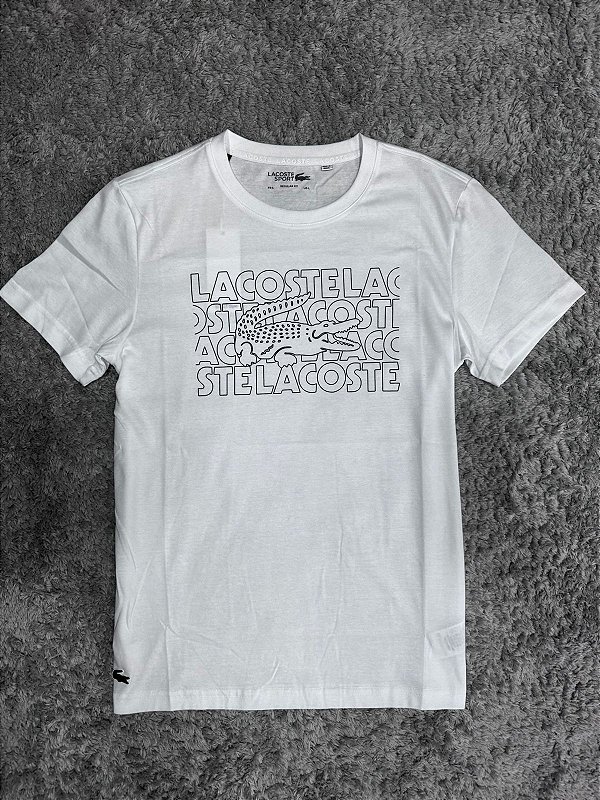 CAMISETA LACOSTE SPORT MOSAICO ULTRA DRY