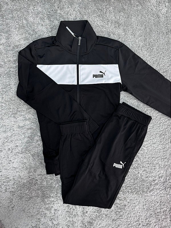CONJUNTO PUMA TRACK SUIT PRETO