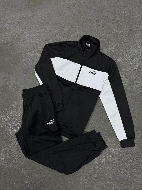 CONJUNTO PUMA TRACK SUIT PRETO