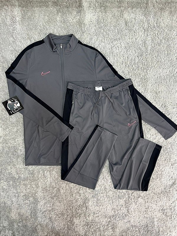 CONJUNTO NIKE DRI-FIT ACADEMY 2024 CINZA