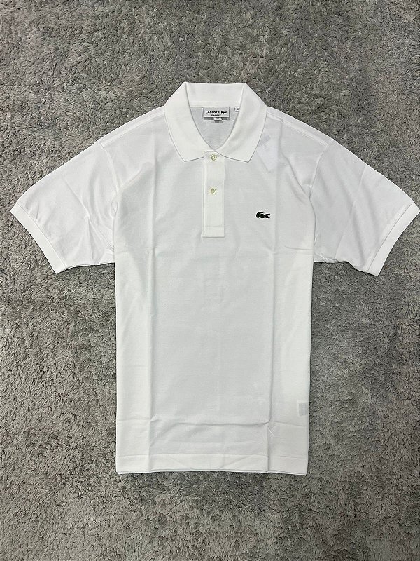 POLO LACOSTE L1212 BRANCA