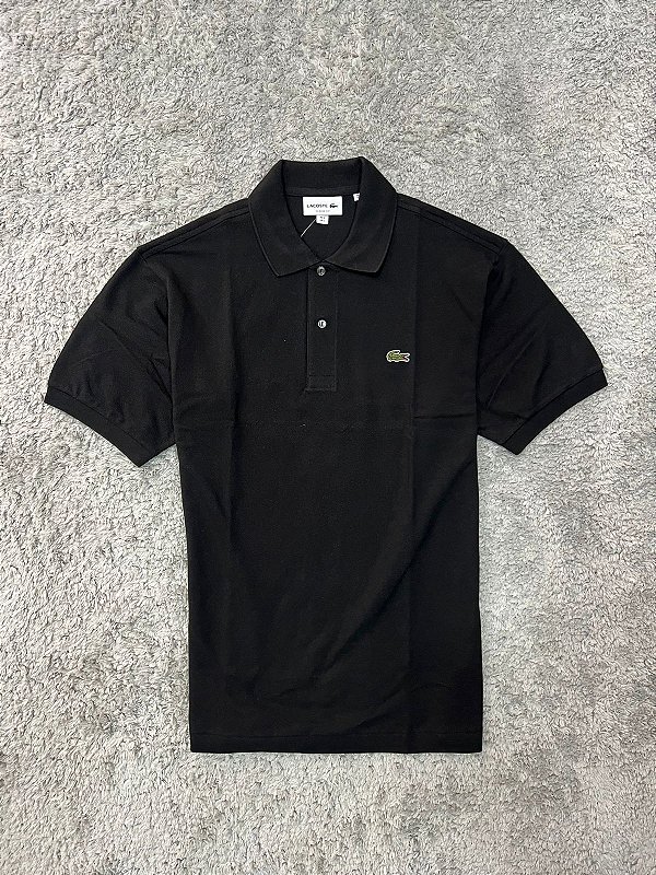 POLO LACOSTE L1212 PRETA