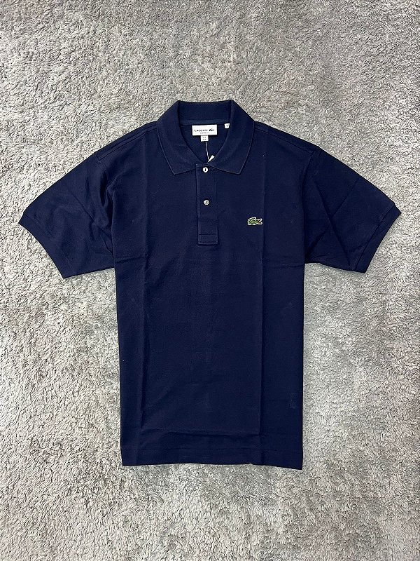 POLO LACOSTE L1212 AZUL MARINHO