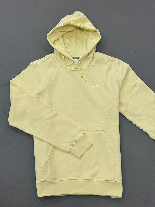 MOLETOM NIKE MINISWOOSH S/ZIPER AMARELO