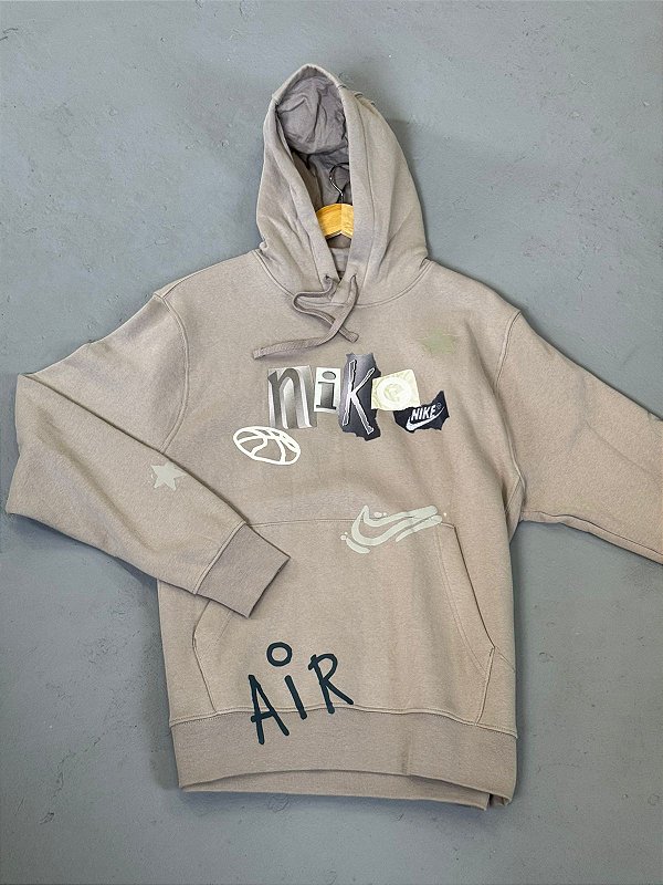 MOLETOM NIKE LAB AIR SB MARROM