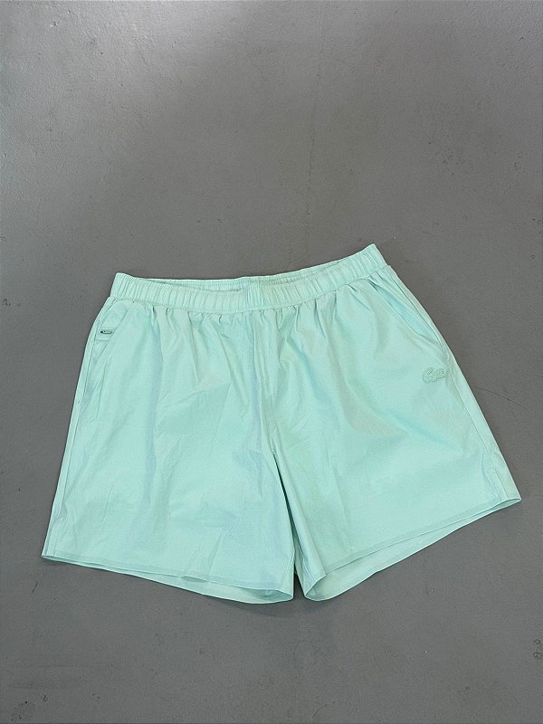 BERMUDA LACOSTE SPORT PARIS VERDE AGUA