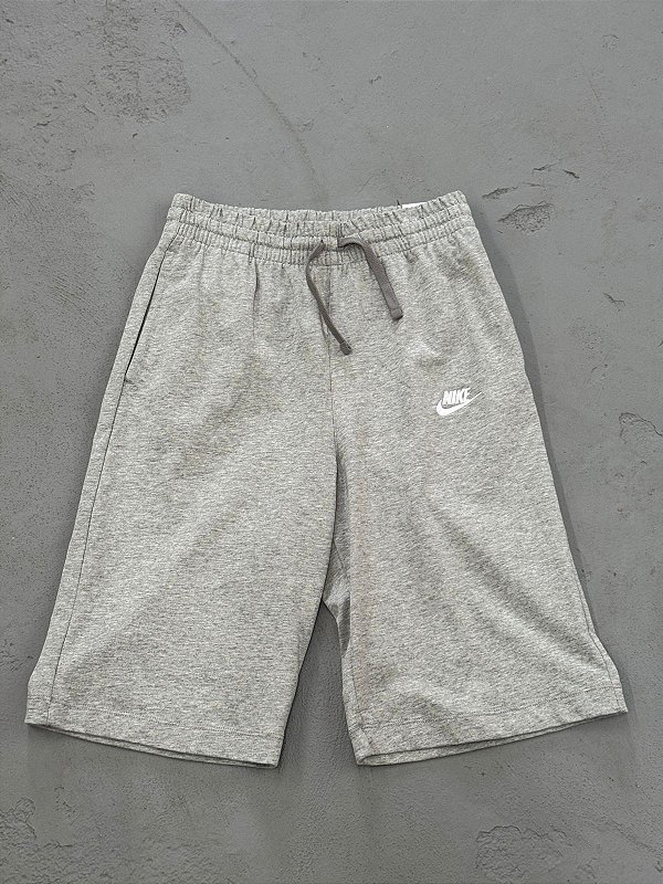 BERMUDA INFANTIL NIKE SPORTSWEAR CINZA