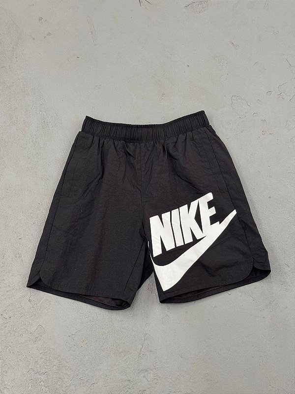 SHORT INFANTIL NIKE SPORTSWEAR TACTEL PRETO
