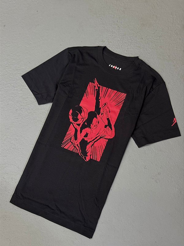 CAMISETA JORDAN GRAPHICS BRAND PRETA
