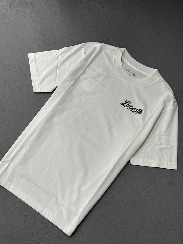 CAMISETA LACOSTE ULTRA DRY GOLF BRANCA