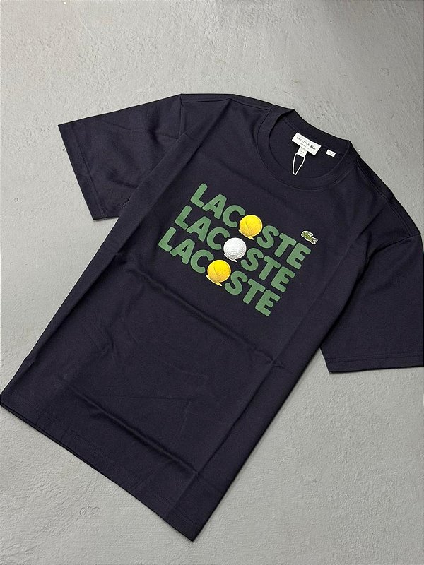 CAMISETA LACOSTE GOLFE AZUL MARINHO