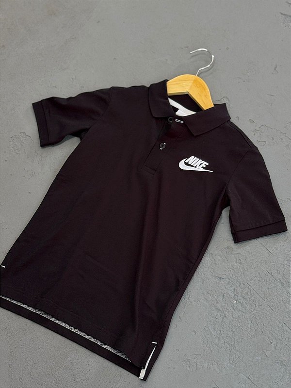 POLO INFANTIL NIKE SPORTSWER PRETA