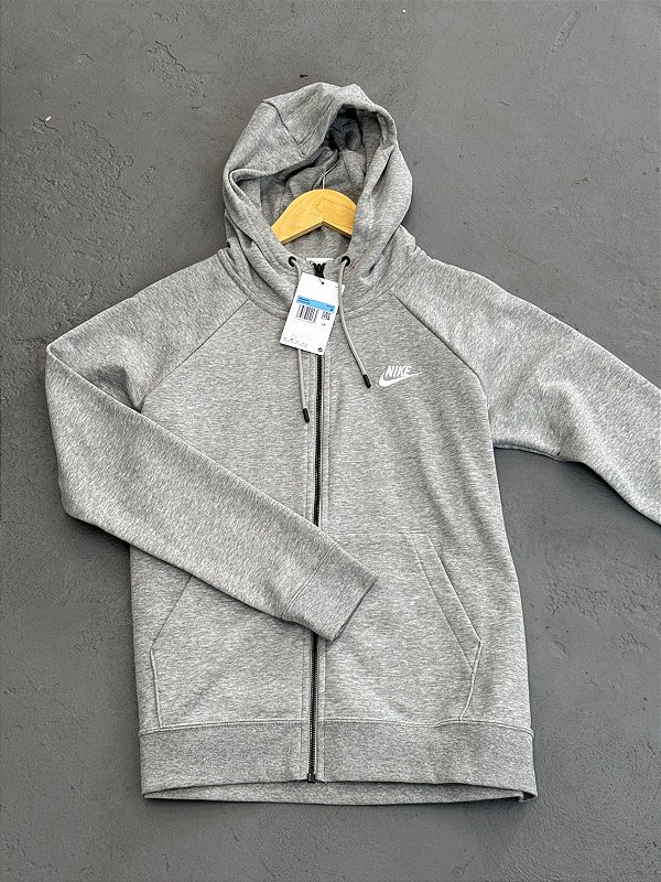 MOLETOM NIKE SPORTSWEAR FEMININO CINZA