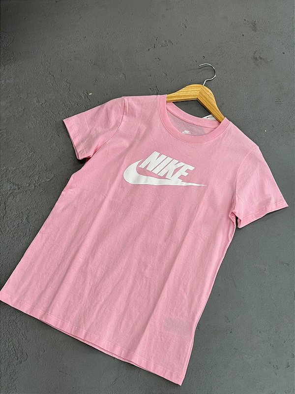 CAMISETA NIKE ICON ROSA FEMININA