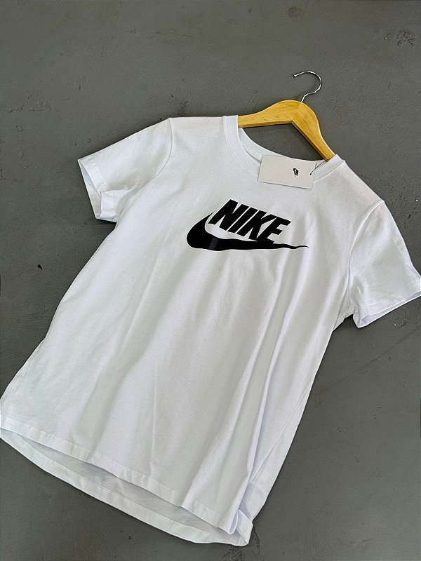 CAMISETA NIKE ICON BRANCA FEMININA