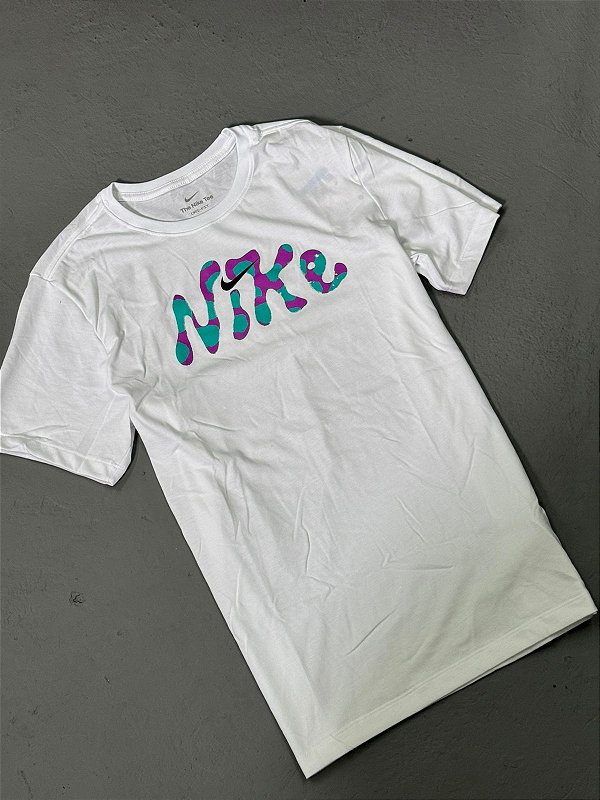 CAMISETA NIKE DRI-FIT TEE DYE 1 BRANCA