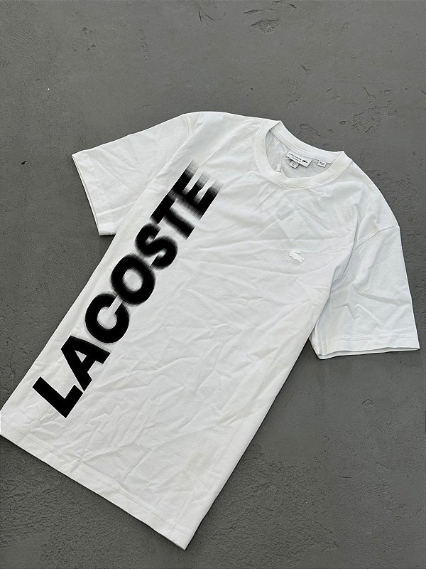 CAMISETA LACOSTE CLASSIC FIT - BRANCA