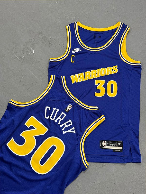 Regata Nike Golden State Warriors 2022 - 23 Azul /Amarelo