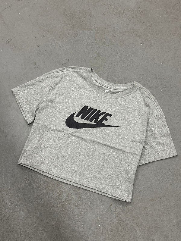 CAMISETA NIKE ICON FEMININA CINZA