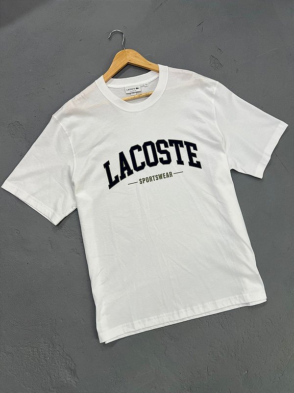 CAMISETA LACOSTE SPORTSWEAR BRANCA