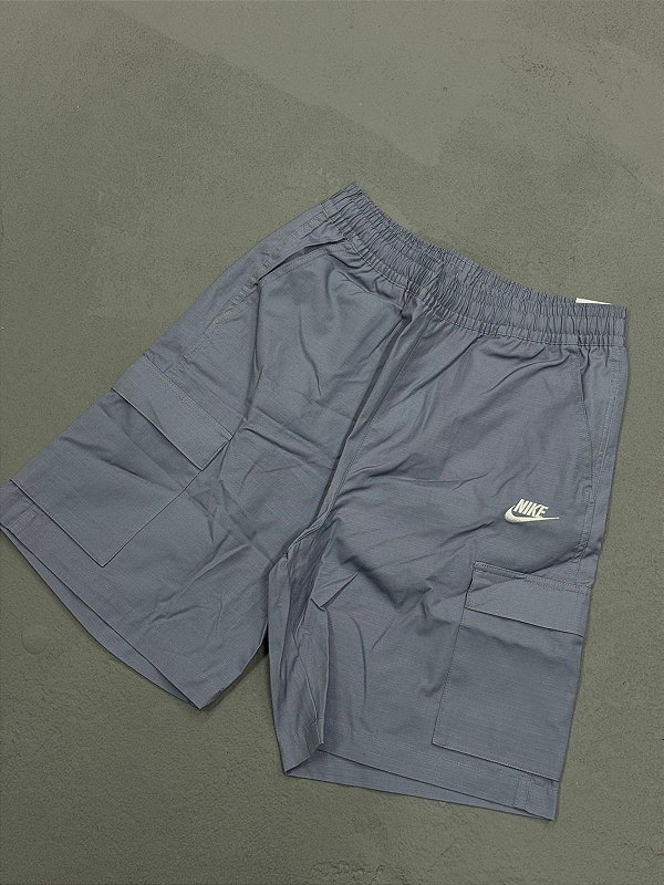 Bermuda Nike Club Tecido Cargo ( Azul Turquesa )