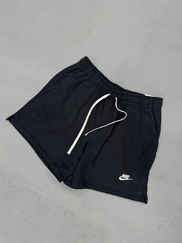 SHORT NIKE CLUB MESH FLOW PRETO