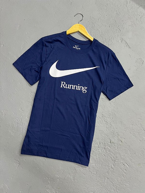 CAMISETA NIKE RUN AZUL