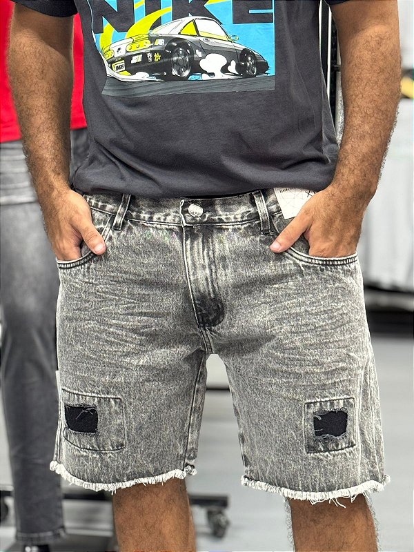 BERMUDA JEANS JOGADOR BROW X