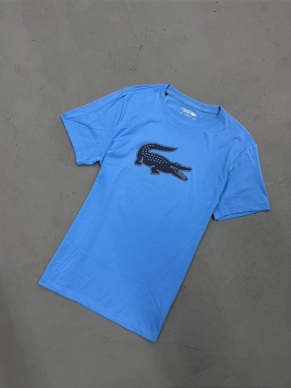 Camiseta Masculina Esportiva Lacoste Ultra Dry Branca