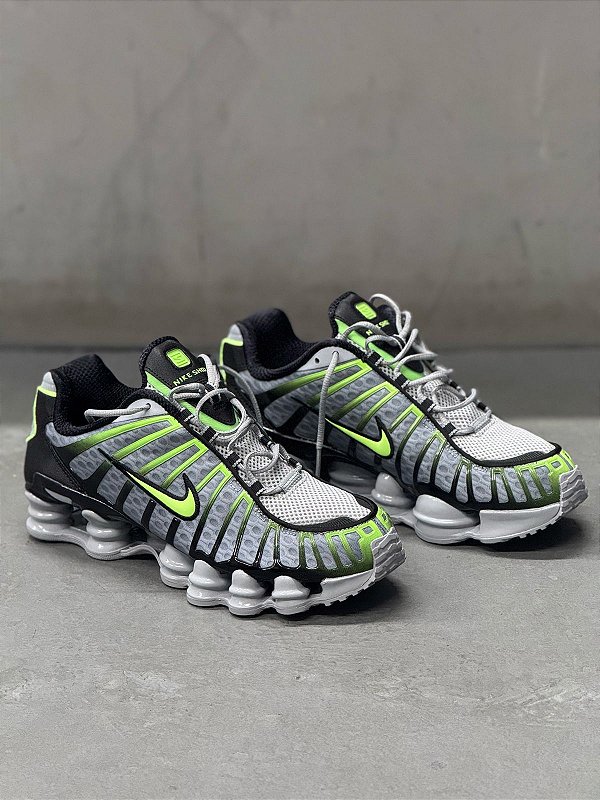TÊNIS NIKE SHOX TL 12 MOLAS " WOLF GREY "