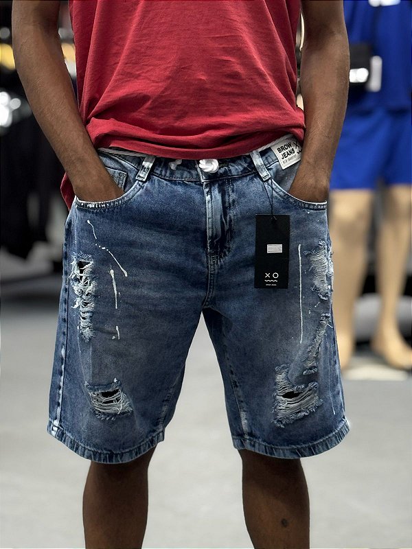 BERMUDA JEANS JOGADOR BROW JEANS