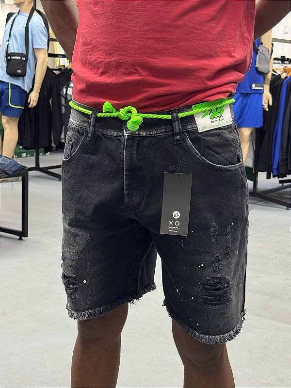 BERMUDA JEANS JOGADOR BROW X