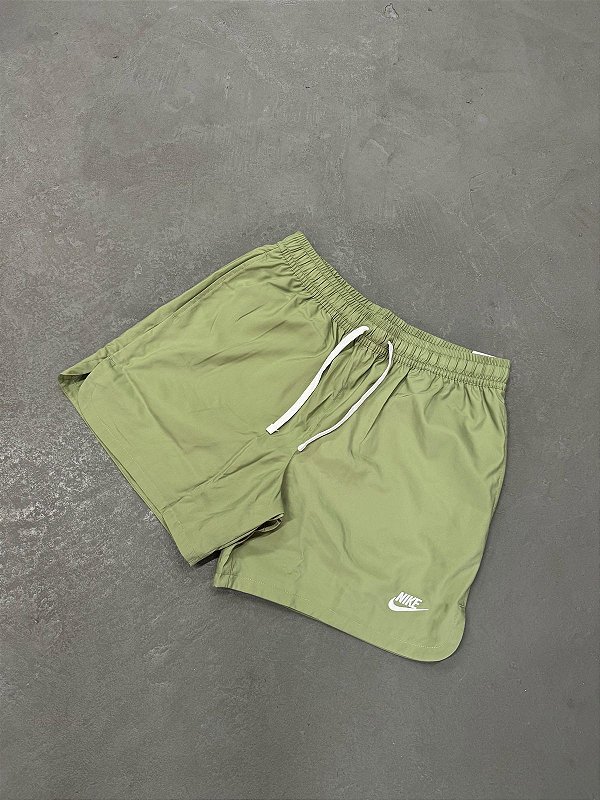 Short Nike Sportswear Essentials Woven Verde Militar