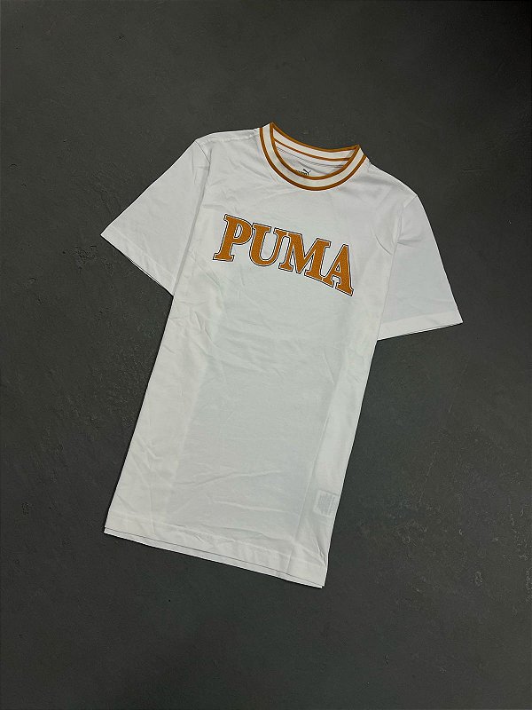 CAMISETA PUMA SQUAD GRAPHICS BRANCA