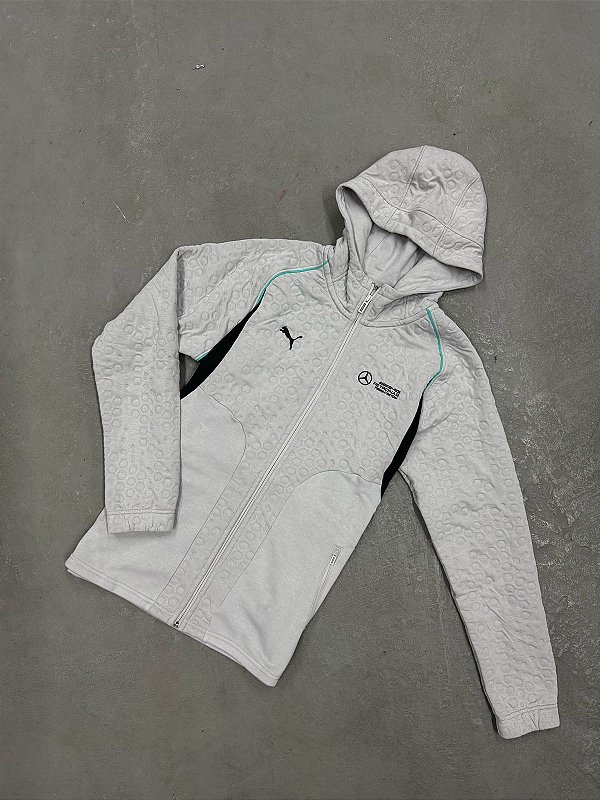 JAQUETA PUMA MERCEDES MOTORSPORT CINZA
