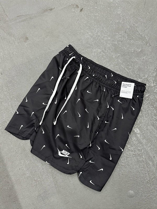 SHORT NIKE SPORTSWEAR "CHUVA DE NIKE" PRETO