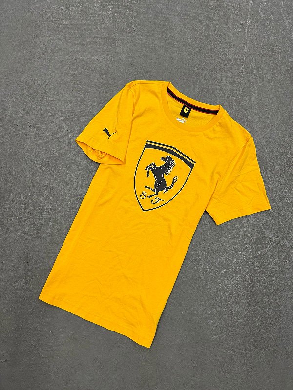 CAMISETA PUMA FERRARI MOTORSPORT AMARELA