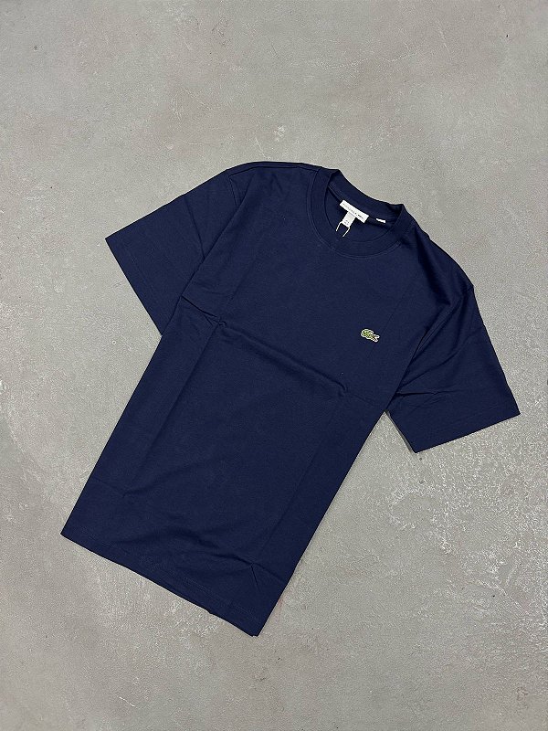 CAMISETA LACOSTE CLASSIC FIT AZUL MARINHO
