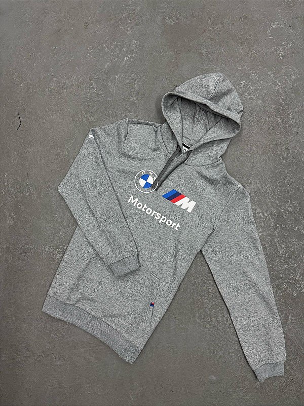 Moletom Puma com Capuz BMW M Motorsport ESS Cinza